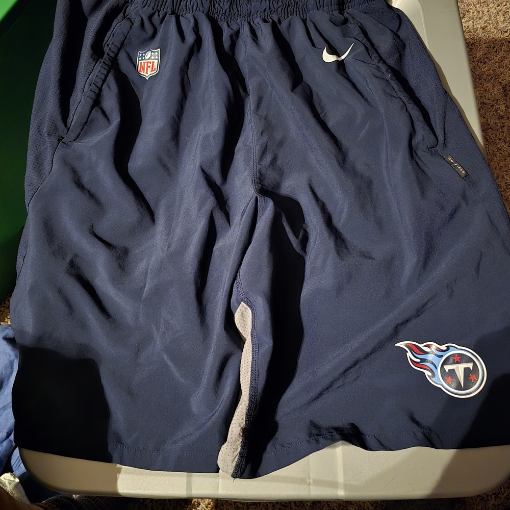 Nike NFL Tennessee Titans On-Field Navy Shorts